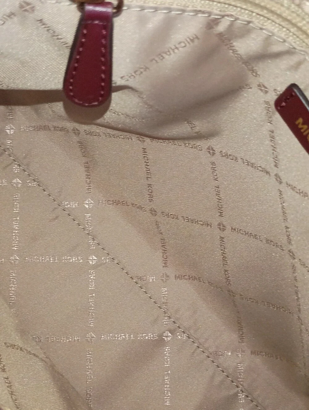 Michael kors Penelope signature logo satchel tote leather